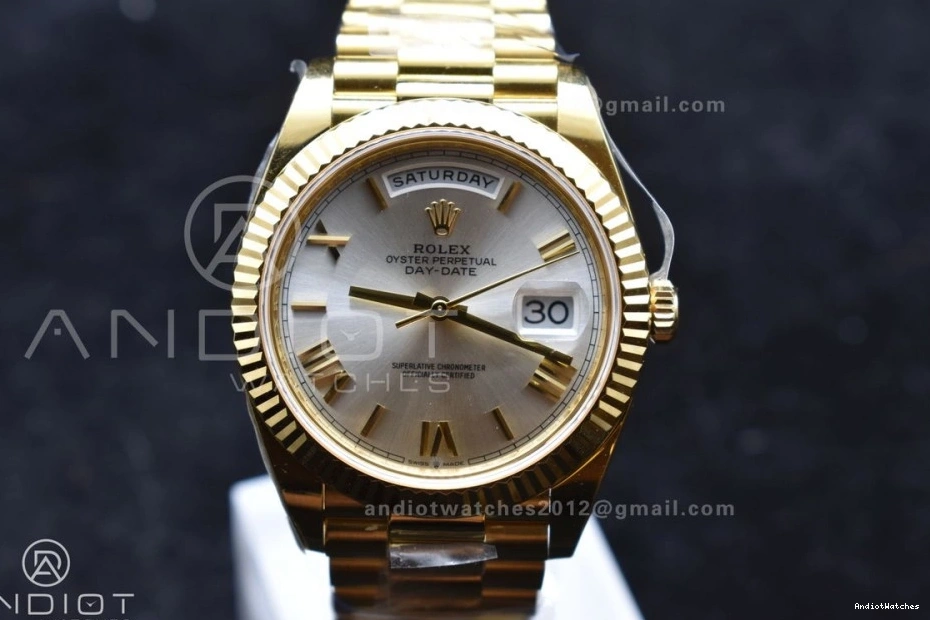 ZeroBulk Weight) Edition 1:1 Silver President Bracelet 664 YG 40 VR3255 (Gain On Roman 228238 Date Best ARF Dial Day 0102